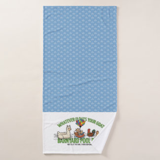 Blue Dewdrop Whatever Floats Your Boat Towel Badehandtuch