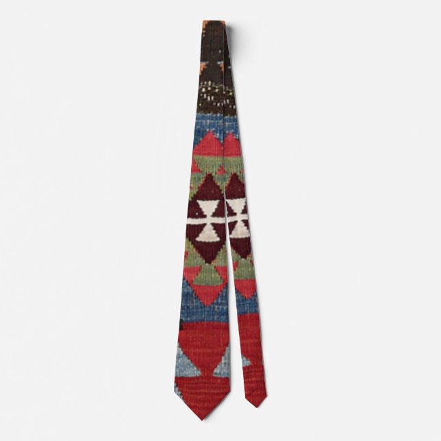 Blue Diamond Arrow Konya // 19. Jahrhundert Krawatte (Vorderseite)