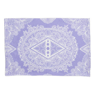 Blue Diamond Mandala Kissenbezug