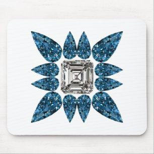 Blue Diamond Mousepad