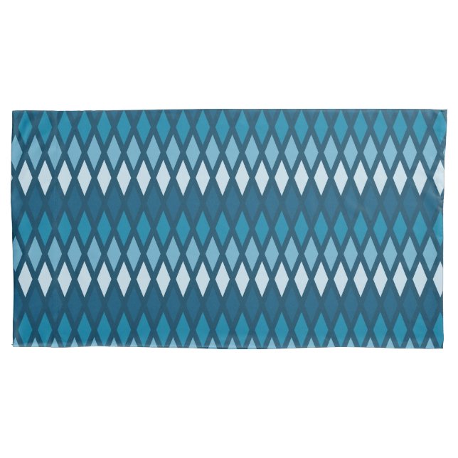 Blue Diamond Ombre Kissenbezug (Vorderseite)