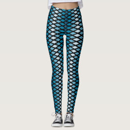 Blue Diamond Ombre Leggings