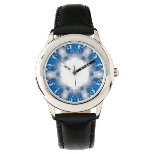Blue Diamonds Armbanduhr (Vorderseite)