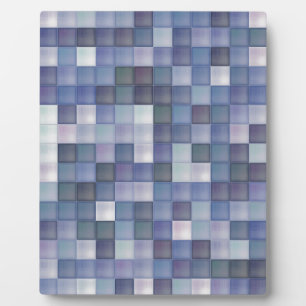 Blue Diamonds Fotoplatte