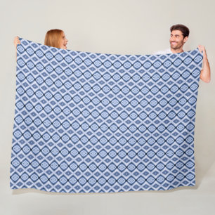 Blue Diamonds Harmony Muster Warm Schnelle Fleece