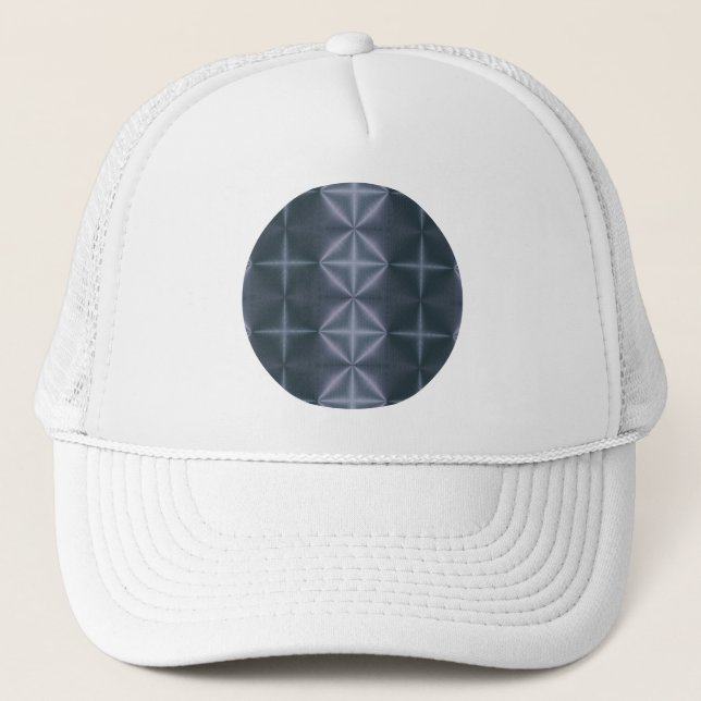 Blue Diamonds Truckerkappe (Vorderseite)