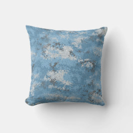 Blue Digi Camouflage Kissen