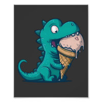 Blue Dino Liebe Ice Cresta: Cartoon