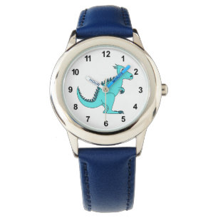 Blue Dinosaurier Armbanduhr