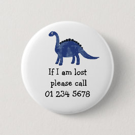 Blue Dinosaurier, Kindernotstand, Sicherheit Button