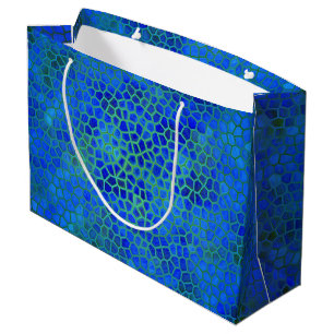 Blue Dinosaurier versteckt Geschenktasche Große Geschenktüte
