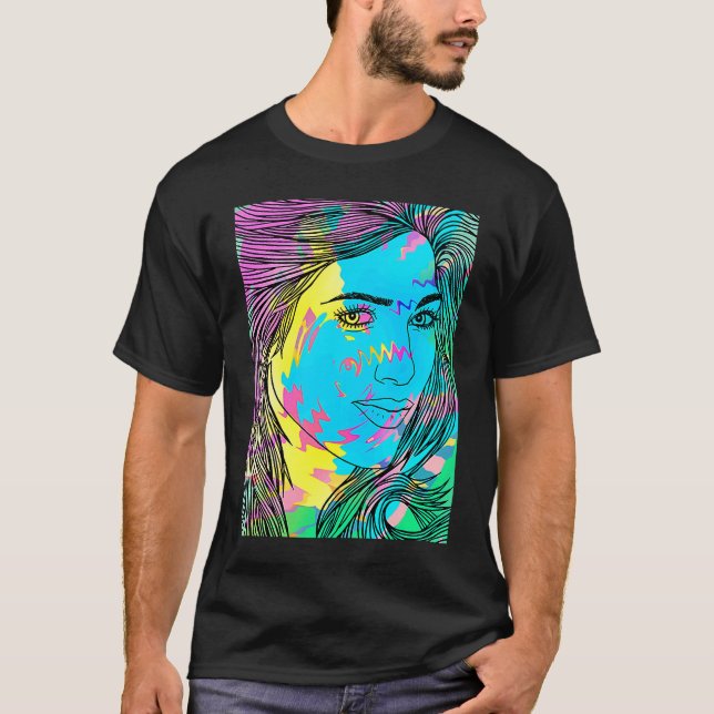 BLUE DIVING GIRL T-Shirt (Vorderseite)