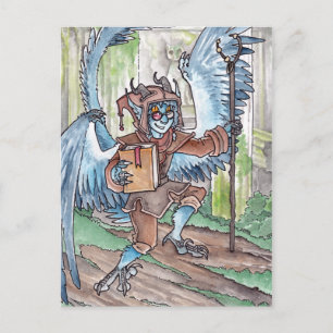 Blue Djinni Postcard Postkarte