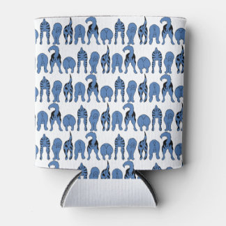 Blue Dog Butts Pattern Dosenkühler