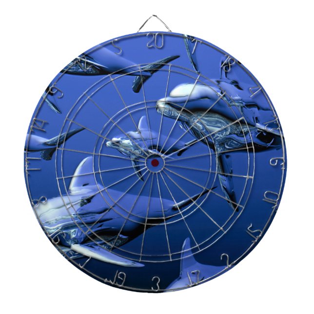 Blue Dolphin Dartscheibe (vorne)