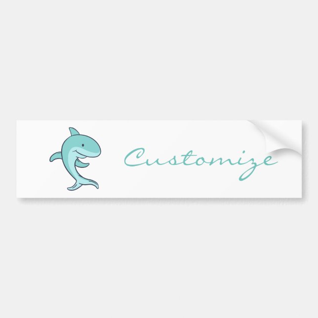 Blue Dolphins Leaping Thunder_Cove Autoaufkleber (Vorne)