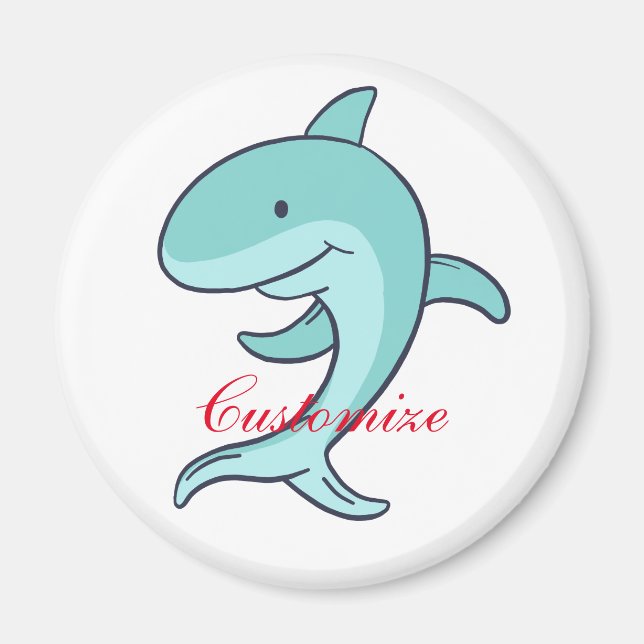 Blue Dolphins Leaping Thunder_Cove Magnet (Vorne)