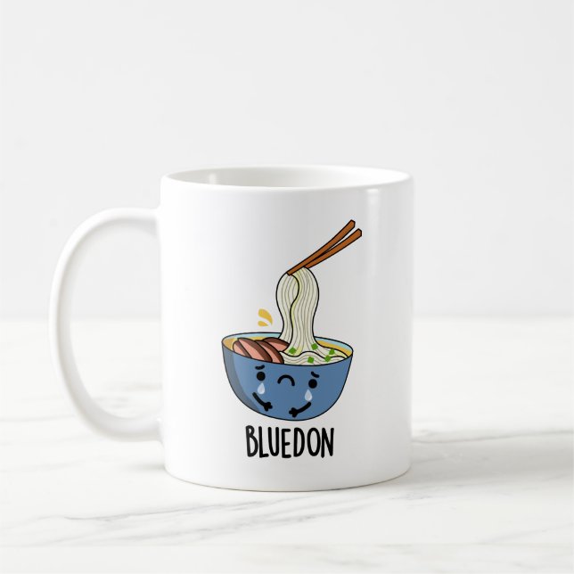 Blue-don Lustiger Udon-Wortwitz  Kaffeetasse (Links)
