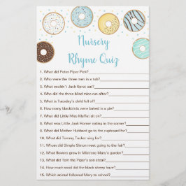 Blue Donut Baby Duschkabine Kinderzimmer Rhyme Gam