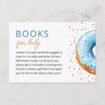 Blue Donut Baby Sprinkle Bücher für Baby