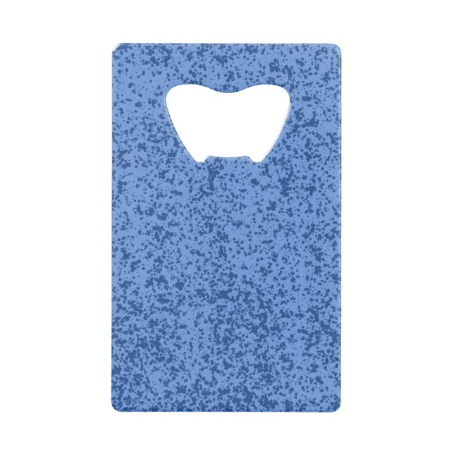 Blue Dot Chaos Geldbeutel Flaschenöffner (Vorderseite)