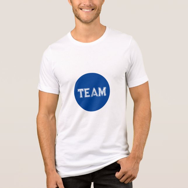 Blue Dot Election Bella+Leinwand Tri-mix T - Shirt (Vorderseite)