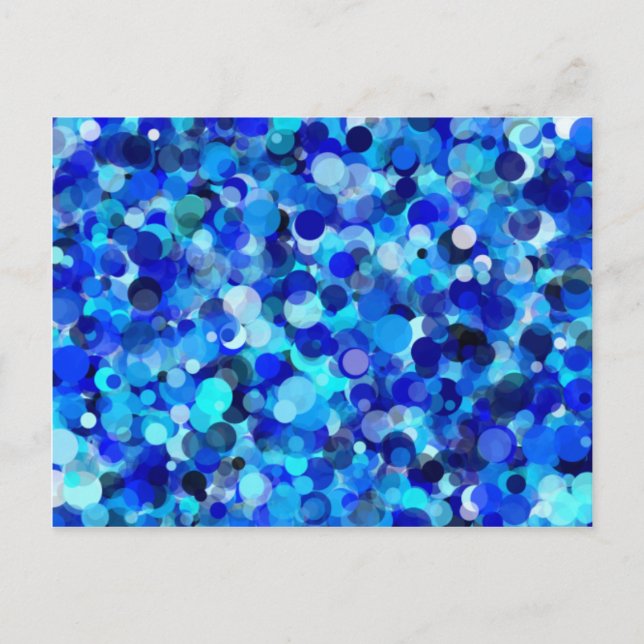 Blue Dot Postcard Postkarte (Vorderseite)