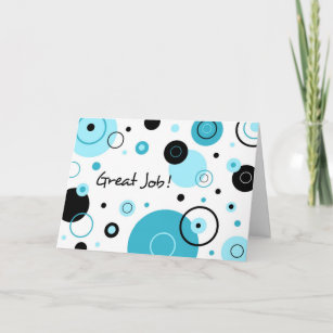 Blue Dots Administrative Professionals Day Card Karte