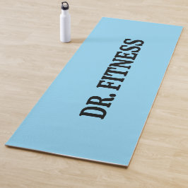 Blue "Dr. Fitness" Yoga Mat Yogamatte