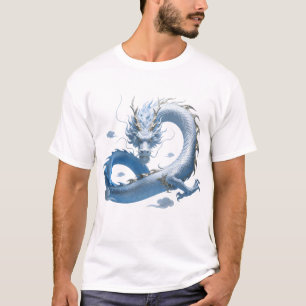 Blue Dragon Art   Mythische Fantasy-Ästhetik   Ori T-Shirt