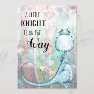 *~* Blue Dragon Baby Baby Baby Shower Einladung