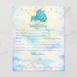 Blue Dragon Baby Shower Vorhersagen und Ratschläge