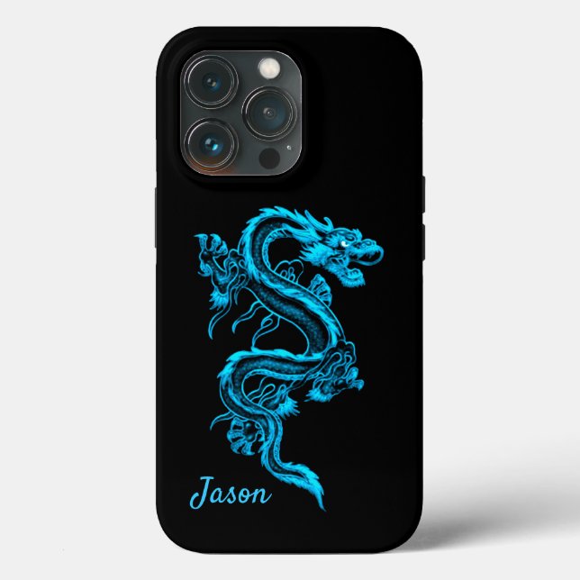 Blue Dragon Case-Mate iPhone Hülle (Rückseite)