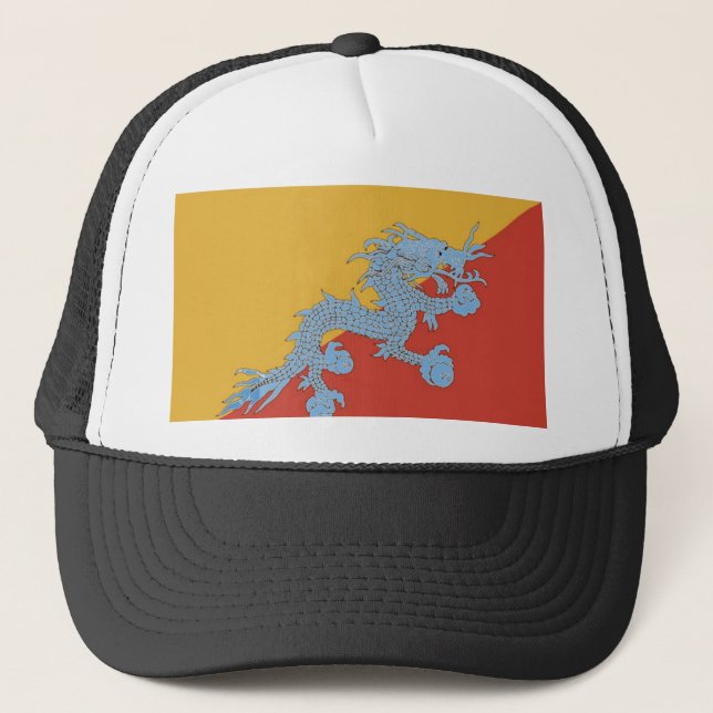 Blue Dragon Hat Truckerkappe (Vorderseite)