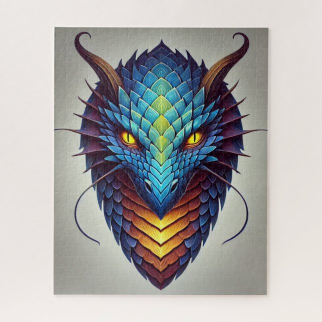 Blue Dragon Head (Vertikal)