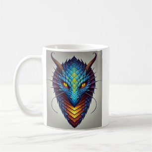 Blue Dragon Head Kaffeetasse