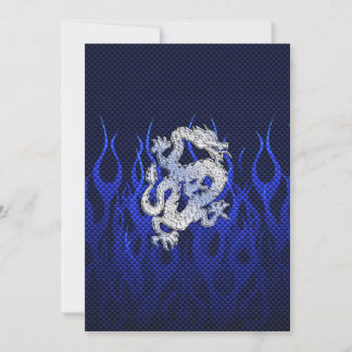 Blue Dragon in Chrome Carbon Fiber Stile