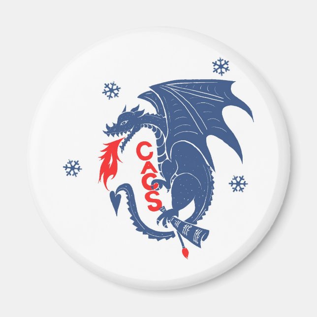 Blue Dragon Magnet (Vorne)