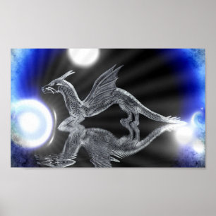 Blue Dragon Poster