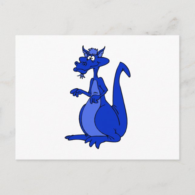 Blue Dragon Postkarte (Vorderseite)