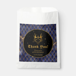 Blue Dragon Scales Gold Geburtstag Vielen Dank Geschenktütchen