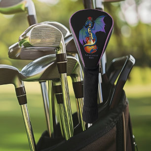 Blue Dragon Sunburst Gitarre Golf Headcover