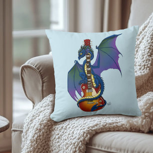 Blue Dragon Sunburst Gitarre Kissen