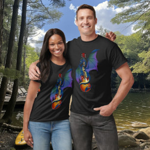 Blue Dragon Sunburst Gitarre T-Shirt