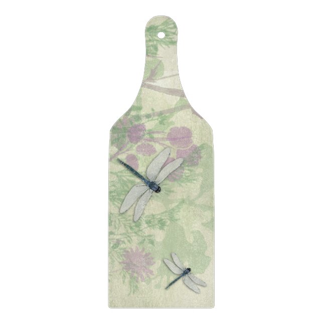 Blue Dragonflies Paddle Cutting Board Schneidebrett (Vorderseite)
