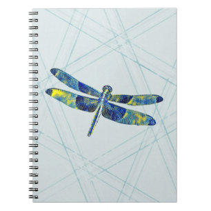 Blue Dragonfly Art Journal Notizblock
