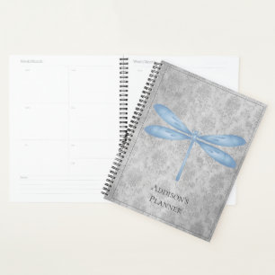 Blue Dragonfly Damask Planer