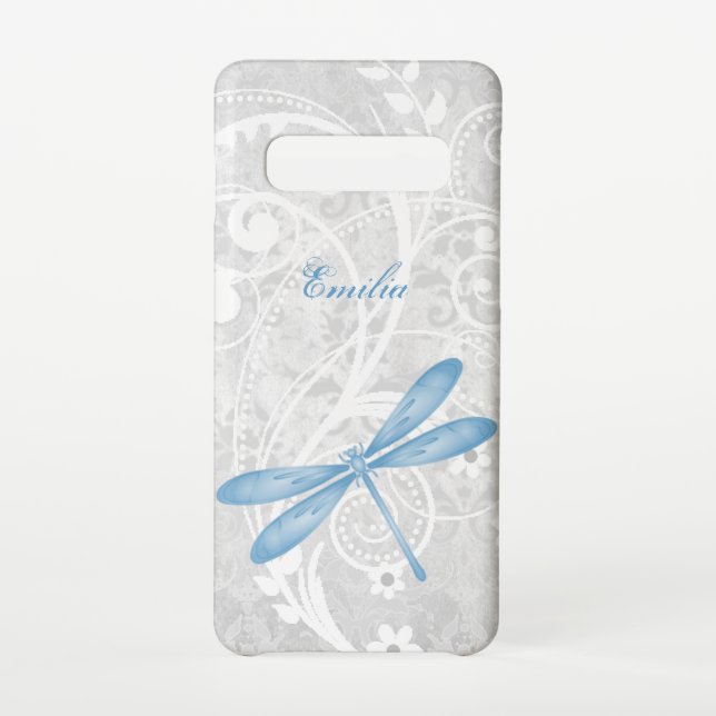 Blue Dragonfly Personalize Samsung Galaxy Case Samsung Galaxy Hülle (Rückseite)