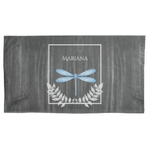 Blue Dragonfly Pillow Case Kissenbezug