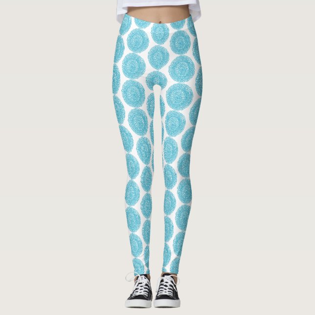 Blue Dream Custom Leggings (Vorderseite)